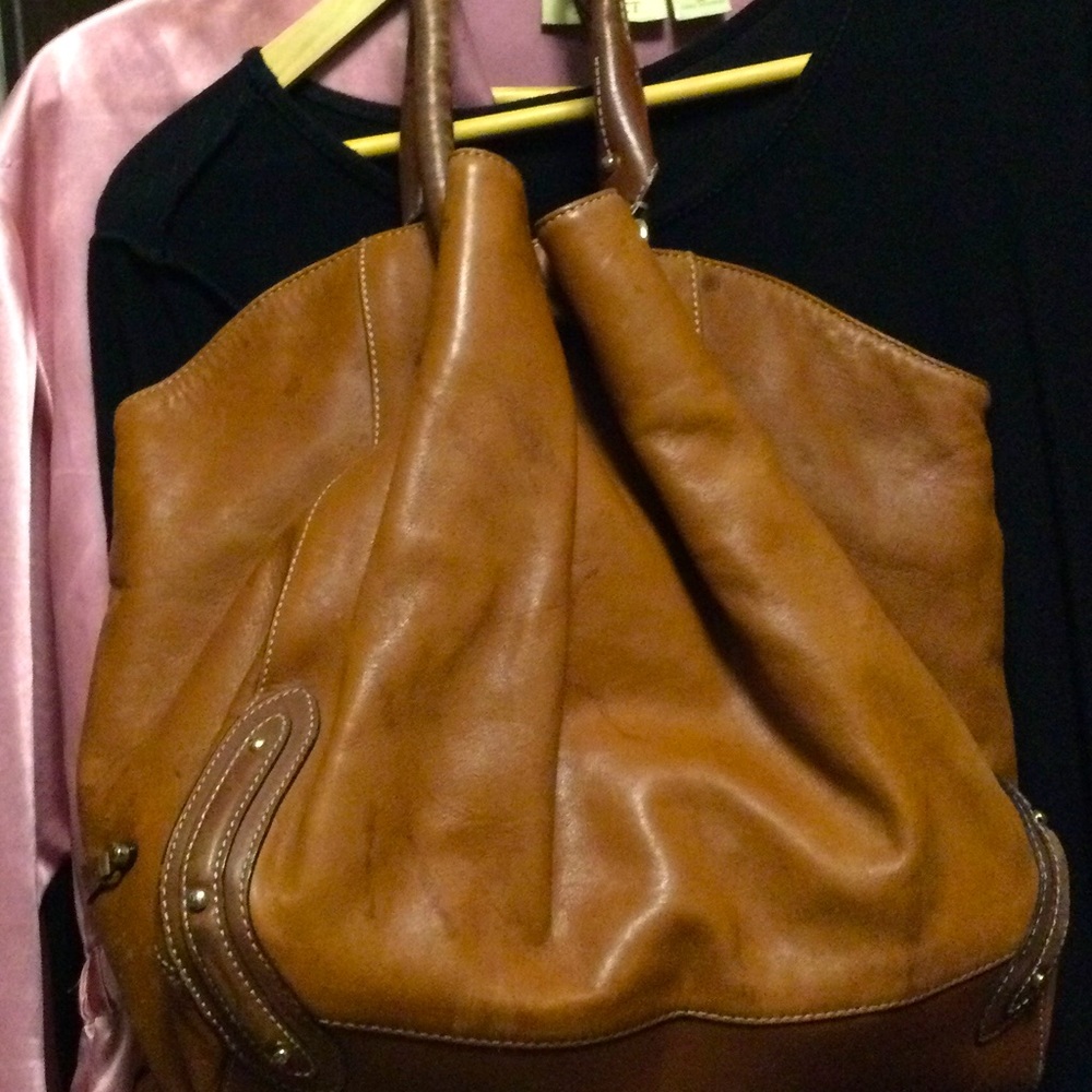 Cohn Haan hobo handbag all leather